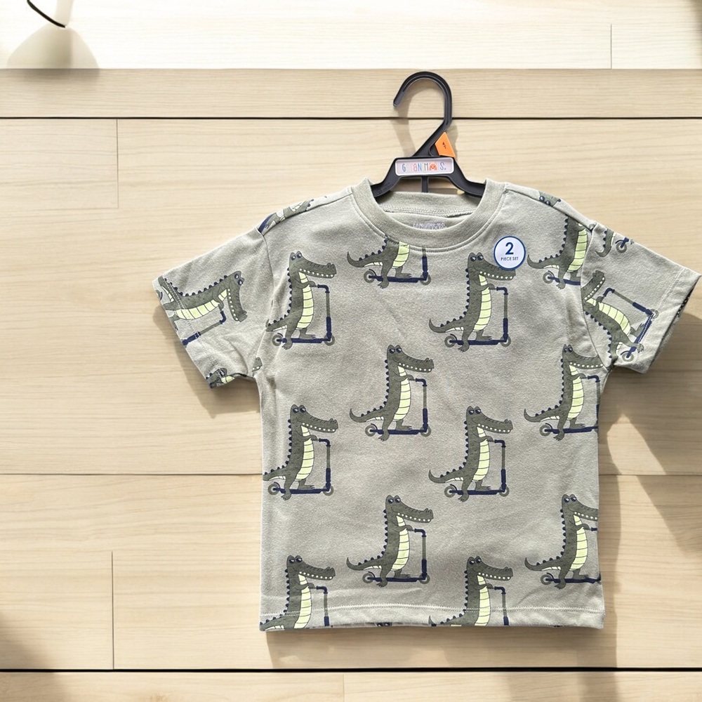 Garanimals Toddler Boy Print Jersey Outfit Set, Sizes 4T